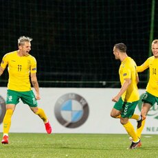 Lietuvos ir Baltarusijos rinktinių rungtynės | Žygimanto Gedvilos / BNS foto nuotr. 1