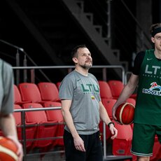Lietuvos rinktinės treniruotė | BNS nuotr. 12