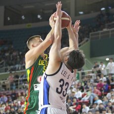 Lietuva – Pietų Korėja rungtynių akimirka | krepsinionamai.lt nuotr. 34