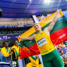 Olimpinis vyrų disko metimo finalas | Kipro Štreimikio/LTOK nuotr. 94