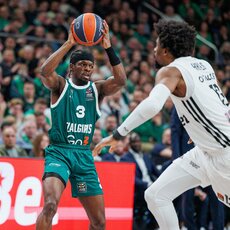 „Žalgiris“ – „Paris“ rungtynių akimirka | Eriko Ovčarenko / BNS foto nuotr. 35