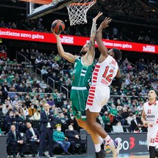 „Žalgiris“ – „Olympiacos“ rungtynių akimirka | Eriko Ovčarenko / BNS foto nuotr. 29
