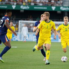 Lietuva – Nyderlandai rungtynių akimirka | Eriko Ovčarenko / BNS foto nuotr. 20