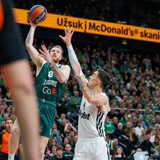 „Žalgiris“ – „Paris“ rungtynių akimirka | Eriko Ovčarenko / BNS foto nuotr. 23