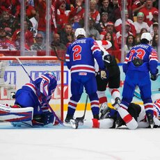 Šveicarija – JAV rungtynių akimirka | IIHF nuotr. 6