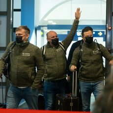 Vilniaus oro uoste sutikti Dakaro dalyviai | BNS nuotr. 14