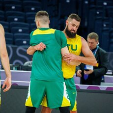 Lietuvos rinktinės treniruotė | BNS nuotr. 6