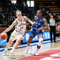 Lietuva – Serbija rungtynių akimirka | FIBA nuotr. 12