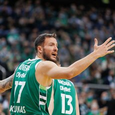 „Žalgiris“ – „Olympiacos“ rungtynių akimirka | Eriko Ovčarenko / BNS foto nuotr. 30