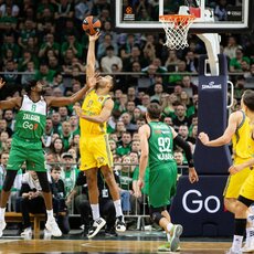 „Žalgiris“ – ALBA rungtynių akimirka | Teodoro Biliūno / BNS foto nuotr. 41