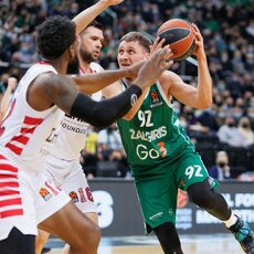 „Žalgiris“ – „Olympiacos“ rungtynių akimirka | Eriko Ovčarenko / BNS foto nuotr. 28