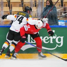 Šveicarija – Vokietija rungtynių akimirka | IIHF nuotr. 18