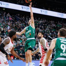 „Žalgiris“ – „Olympiacos“ rungtynių akimirka | Eriko Ovčarenko / BNS foto nuotr. 39