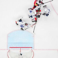 Austrija – Prancūzija rungtynių akimirka | IIHF nuotr. 31