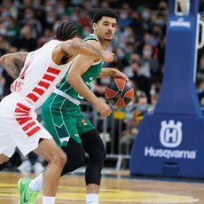 „Žalgiris“ – „Olympiacos“ rungtynių akimirka | Eriko Ovčarenko / BNS foto nuotr. 9