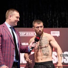 Vasilijaus Lomačenkos ir George‘o Kambosos svėrimų procedūra | Organizatorių nuotr. 12