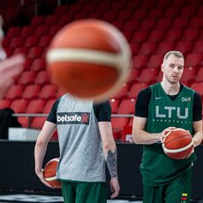 Lietuvos rinktinės treniruotė | BNS nuotr. 15