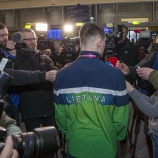 Kristupas Šleiva grįžo su Europos imtynių čempionato medaliu | Roko Lukoševičiaus/BNS Foto nuotr. 14