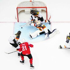 Šveicarija – Vokietija rungtynių akimirka | IIHF nuotr. 7