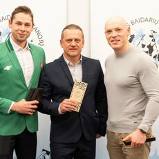 Geriausiu Lietuvos baidarių ir kanojų irkluotoju išrinktas pasaulio vicečempionas M.Maldonis | Sauliaus Čirbos nuotr. 4