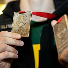 Lietuvos U-20 rinktinė sugrįžo į Lietuvą | Pauliaus Peleckio / BNS foto nuotr. 29