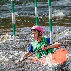 Lietuvos jaunių baidarių ir kanojų slalomo čempionatas | Domanto Grigūno nuotr. 16