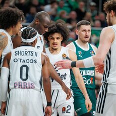 „Žalgiris“ – „Paris“ rungtynių akimirka | Eriko Ovčarenko / BNS foto nuotr. 12
