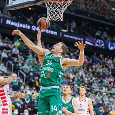 „Žalgiris“ – „Olympiacos“ rungtynių akimirka | Eriko Ovčarenko / BNS foto nuotr. 17