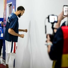 Prancūzija - Latvija rungtynių akimirka | FIBA nuotr. 44