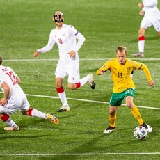 Lietuvos ir Baltarusijos rinktinių rungtynės | Žygimanto Gedvilos / BNS foto nuotr. 26
