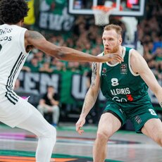„Žalgiris“ – „Paris“ rungtynių akimirka | Eriko Ovčarenko / BNS foto nuotr. 38