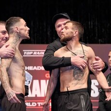 Vasilijaus Lomačenkos ir George‘o Kambosos svėrimų procedūra | Organizatorių nuotr. 9