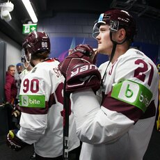 Latvijos – JAV rungtynių akimirka | IIHF nuotr. 18
