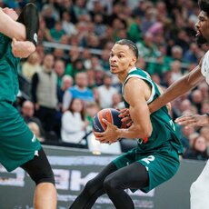 „Žalgiris“ – „Paris“ rungtynių akimirka | Eriko Ovčarenko / BNS foto nuotr. 34