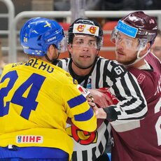 Latvija – Švedija rungtynių akimirka | IIHF nuotr. 28