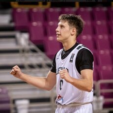 Lietuva – Prancūzija rungtynių akimirka  | Allos Fedorčenko ir Manto Stankevičiaus nuotr. 1