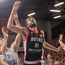 „Rytas“ – „Pieno žvaigždės“ rungtynių akimirka | BNS nuotr. 17