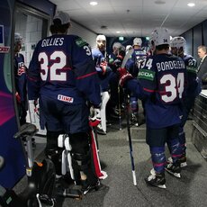 Latvijos – JAV rungtynių akimirka | IIHF nuotr. 17