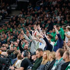 „Žalgiris“ – „Paris“ rungtynių akimirka | Eriko Ovčarenko / BNS foto nuotr. 37