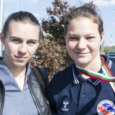 Boksininės G.Diekontaitės pasitikimas Vilniaus oro uoste l Manto Stankevičiaus nuotr. 12