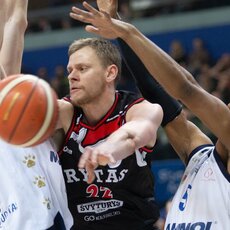 „Rytas" – „Neptūnas“ rungtynių akimirka  | Josvydo Elinsko / BNS foto nuotr. 13