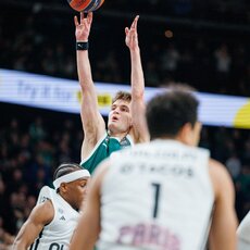 „Žalgiris“ – „Paris“ rungtynių akimirka | Eriko Ovčarenko / BNS foto nuotr. 25