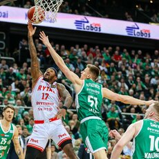 „Žalgiris“ - „Rytas“ rungtynių akimirka | BNS nuotr. 45