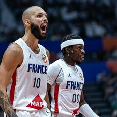 Prancūzija - Latvija rungtynių akimirka | FIBA nuotr. 39