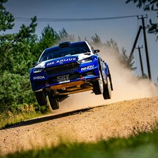 V.Žala į Mažeikius atsiveža Lietuvoje dar nematytą naująjį „Škoda“ ralio automobilį | Vytauto Dranginio nuotr. 4