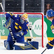 Švedijos – Didžiosios Britanijos rungtynių akimirka | IIHF nuotr. 21