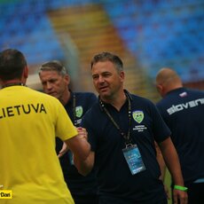 Slovėnijos ir Lietuvos rungtynių akimirka | Organizatorių nuotr. 6