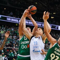 „Žalgiris“ – „Zenit“ rungtynių akimirka | Sportas.lt/Tito Pacausko nuotr. 55