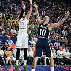 Lietuva – Prancūzija rungtynių akimirka | FIBA nuotr. 11