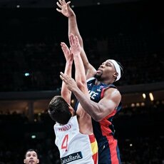 Prancūzija – Ispanija rungtynių akimirka | FIBA nuotr. 17